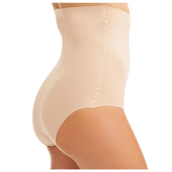 Skinnygirl Womens High Waist Shaping Sonic Edge Briefs in Tan Size Medium - Picture 2 of 12